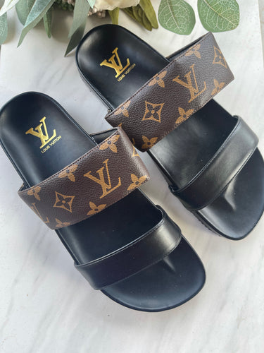 LV Inspo Sandals